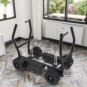 Chariot de musculation robuste avec plaques de poids ajouteables, entraîneur fonctionnel pour l'entraînement des muscles de la chaîne postérieure, certifié CE - Product Image 5