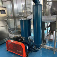 Pompa Vakum Roots Booster Kecepatan Pompa Tinggi Pompa Vakum Roots Industri untuk Pengeringan Vakum Kimia dan Distilasi