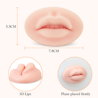 Réaliste doux maquillage visage 3d lèvre pratique peau tatouage lèvre pratique peau maquillage Permanent microblading pratique matériel