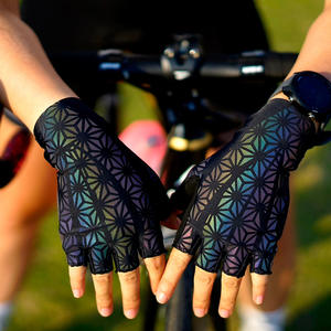 Guantes de ciclismo de medio dedo con agarre de silicona para deportes al aire libre, unisex, talla para adultos M L XL - Product Image 2