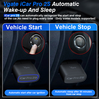 Vgate ICar Pro 2S ELM327 V2.3 BT5.3 Lector de Códigos de Auto Inalámbrico Can-BUS, Escáner OBD2 Compatible con Diagnóstico de Vehículos de Nueva Energía
