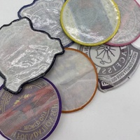 Lettres de broderie tissées personnalisées et logo pour uniformes scolaires insigne patch tissé coudre sur fer sur patch