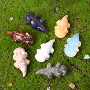 Wholesale Stone <b>Animal</b> <b>Crystal</b> Carvings Natural Healing Quartz Gemstones Salamander <b>Crystal</b> Carvings for Decoration - Product Image 3