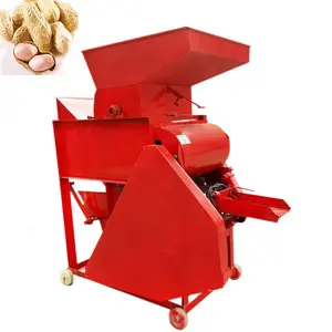Pabrik langsung dikombinasikan pemipil kacang dengan peralatan pembersih gabungan mesin pengupas kacang otomatis kacang mesin penembakan