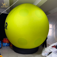 Ballon gonflable géant de pickleball pour la publicité de marque, la publicité commerciale et la décoration