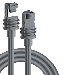 Liulz Cat6 Gigabit Ethernet Cable 1000Mbps RJ45 Gold Plated Connector <b>PVC</b> Jacket Flame Retardant Waterproof For IP Camera - Product Image 1
