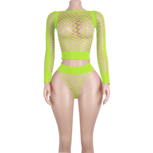 ชุดบอดี้สูทขาสั้นผ้าสแปนเด็กซ์เงาสำหรับเต้นรำสไตล์เอ็กโซติก พร้อมสายรัดเอวแบบเชคกี้ สำหรับการแสดงในคลับและงานสำหรับผู้ใหญ่ - Product Image 1