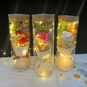 Regalo para el Día del Maestro, Flores Secas de Gypsophila, Flores de Jabón, Flores Preservadas, Ramo Eterno, Decoración para Ventanas, <span class=keywords><strong>Bolsa</strong></span> de Regalo - Product Image 2