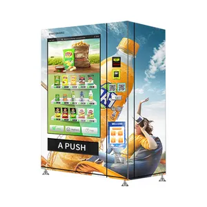 Máquina de venda automática de batatas fritas 24 horas por dia online para lanches doces