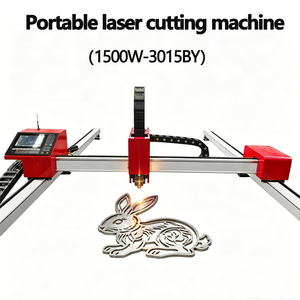เครื่องตัดเลเซอร์ CNC แบบพกพาเกรดอุตสาหกรรมสำหรับวัสดุโลหะหลากหลายชนิด เครื่องตัดเลเซอร์โลหะแบบโครงเหล็ก - Product Image 2