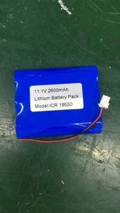 Asansörler, izleme, kablosuz yönlendirme için şarj edilebilir 11.1V 2600mAh 18650 lityum-iyon pil paketi - Product Image 4