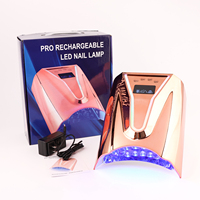 2025 lampe UV haute puissance nouveau Design professionnel 128W sans fil Pro Cure LED lampe à ongles avec logo d'impression