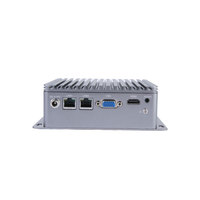 Mini-ordinateur industriel sans ventilateur Intel J1900 Quad Core, double LAN, 4 ports COM, compatible Windows et Linux, PC embarqué pour l'automatisation industrielle