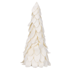 Ivory Felt Petal White <b>Christmas</b> <b>Tree</b> Glitter Dipped Wedding Decoration <b>Tree</b> Winter Wonderland Centerpiece - Product Image 3