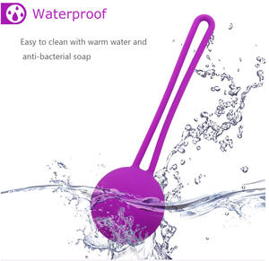 Vibrator bola Vagina silikon aman untuk wanita mainan seksi bola Kegel Ben Wa mainan latihan pengencang Vagina untuk wanita - Product Image 6