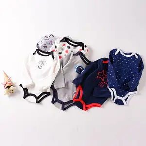 Barboteuse tricotée pour nouveau-né, bas prix, body bébé 100% coton, Onesie Stock
