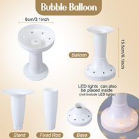 Support de ballons Bobo en gros, support pour bouquet de ballons, colonne de ballons pour fête