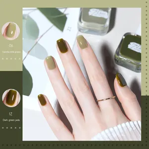 ยาทาเล็บสูตรน้ำ 22 สี ปราศจากสาร HEMA ปลอดสารพิษ กันน้ำ ติดทนนาน ไม่ต้องอบ แบบฝรั่งเศส ชุดทำเล็บมืออาชีพ - Product Image 4