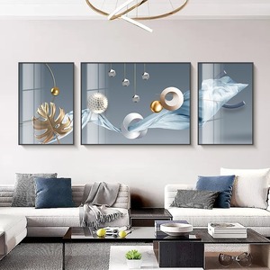 <span class=keywords><strong>Arte</strong></span> Mural Personalizado con Diseño Floral Impreso Digitalmente en Papel con Marco <span class=keywords><strong>de</strong></span> Aleación <span class=keywords><strong>de</strong></span> Aluminio para Recuerdos Familiares - Product Image 4