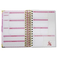 Cuaderno de tapa dura personalizado motivación Cuidado Personal manifestación diario inspirar planificador semanal