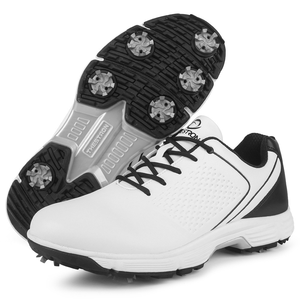 Zapatos de Golf para Mujer Brighton V2 Blanco/Gris con Suela de Goma, Talla 9 Ancha - Product Image 4