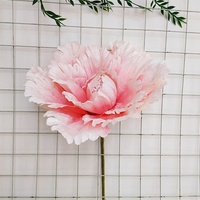 Hot Sale Seidene Künstliche Riesen-Pfingstrose Riesige Große Blume für Schaufensterdekoration