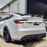 Kit de carrosserie de conversion pour Tesla Model 3 Highland Performance : Lame avant, Lame arrière, Jupes latérales, Couvre-coins arrière
