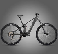 Vélo de montagne électrique à suspension arrière EM19 250W, moteur central Bafang M820, E-MTB, batterie 720Wh, 12 vitesses, fibre de carbone, 45 km/h