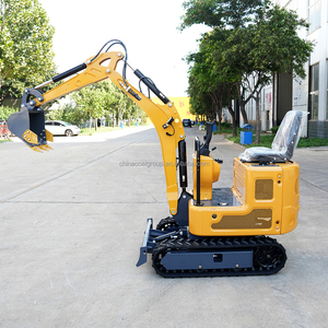 Mini Excavadora Multiusos de 1 Tonelada con Cabina, Aire Acondicionado, Orugas de Goma, Certificación CE, Excavadora Compacta - Product Image 4