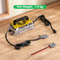 Chargeur de batterie portable étanche au lithium Lifepo4 au plomb-acide 24v 36v 48v 60v 72v 15a 20a 25a 30a 100a pour véhicule électrique