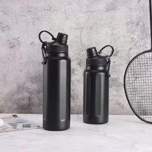 Nouvelle gourde sportive transfrontalière en acier inoxydable 304, grande capacité, avec poignées, pour l'extérieur, pot de montagne, tasse portable, design moderne - Product Image 4