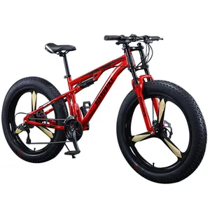 Bicicleta Fat Bike de Aleación de Aluminio de Alta Calidad 26 / Horquilla de Suspensión Completa Bicicleta Plegable Fat Bike / Mini Bicicleta de Neumáticos Gruesos en Venta - Product Image 1