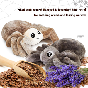 Peluche de Araña con Puntos, Calentable y Enfriable, Almohadilla Térmica para Microondas, Alivio de <span class=keywords><strong>la</strong></span> Ansiedad para Niños y Adultos - Product Image 4