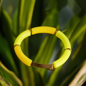 Bracelet tendance en acier inoxydable 316L plaqué or PVD, durable, résistant, couleur jaune, design épais - Product Image 3