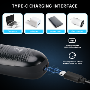 <span class=keywords><strong>OEM</strong></span> ODM LED ekran özel etiket saç kesme seti profesyonel erkekler düzeltici şarj edilebilir elektrikli akülü saç düzeltici - Product Image 4