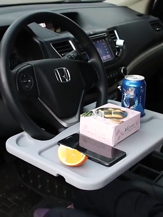 Multifunctional Car Tray Steering Wheel Table - Portable Lap Tray for ...