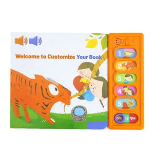 <span class=keywords><strong>Livre</strong></span> sonore interactif bilingue personnalisable pour enfants, jouet éducatif pour la petite enfance, développement du langage - Product Image 2