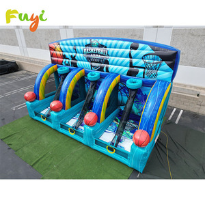 <span class=keywords><strong>Grand</strong></span> <span class=keywords><strong>toboggan</strong></span> gonflable géant sur le thème du palmier, sur mesure, avec piscine d'atterrissage pour parcs d'attractions en plein air - Product Image 3