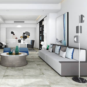 Foshan กระเบื้องเคลือบพื้นผิวด้านขนาด600x600, กระเบื้องเคลือบผิวด้านขนาด120x60กระเบื้องกันลื่นขนาด10มม. เคลือบด้านสำหรับโรงแรมสมัยใหม่ - Product Image 1