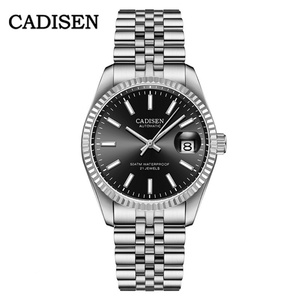 นาฬิกาข้อมือผู้ชาย CADISEN 8053 สีทอง ระบบจักรกล อัตโนมัติ หรูหรา สายสแตนเลส กันน้ำ - Product Image 2