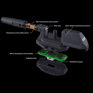 เซ็นเซอร์วัดความเร็วลมแบบใช้ความร้อน CUAV SKYE MS5525 ระบบควบคุมอุณหภูมิคู่ ขายดี รองรับโปรโตคอล DroneCAN ใช้ได้กับโดรน UAV - Product Image 4