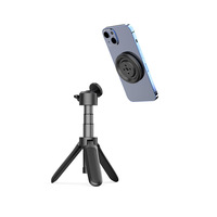 Untuk DJI penjepit dudukan ponsel cincin magnetik dengan benang 1/4 untuk klip dudukan adaptor Magsafe DJI OM 6 5 4 SE bekerja dengan Tripod