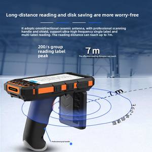 C5100 एंड्रॉइड uhf हैंडहेल्ड RFid टर्मिनल 860-960mhz एब्स हैंडहेल्ड इन्वेंट्री उपकरण - Product Image 2
