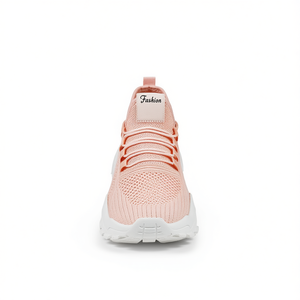 Zapatos Deportivos de Moda para Mujer, Tejido de Punto, Suela Plana, Suela Exterior de EVA, Zapatos Casuales para Caminar para Todas las Temporadas - Product Image 1