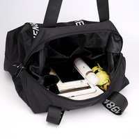 Sac fourre-tout surdimensionné en nylon haute densité avec logo personnalisé pour femme, sac à main décontracté pour le travail, le shopping et les voyages, avec bretelles imprimées