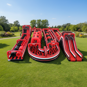 WINSUN <strong>Outdoor</strong> Playgrounds Professional Inflatable Theme Park <strong>Games</strong> <strong>Large</strong> Extreme Inflatable Obstacle Course - Product Image 1