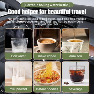 듀얼 전압 (12-24V/220V) 차량 및 가정용 주전자: 1.2L 대용량, 휴대용 여행용 히터, 온도 조절 및 빠른 가열 기능 - Product Image 5