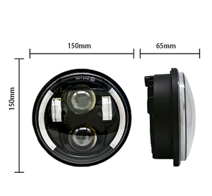 4x4 Redondo車用ヘッドライト8000LM 7インチ5.75インチLEDスポットライトスポットライトオートバイ用 - Product Image 4