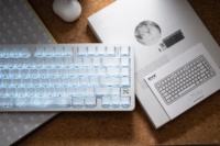 Clavier de jeu mécanique sans fil RGB XVX L75 Air à profil bas avec mode filaire USB-C Type-C 2,4 GHz