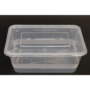 अच्छी कीमत पीपी प्लास्टिक खाद्य कंटेनर आयताकार गोल स्पष्ट डिस्पोजेबल घर और रसोई के लिए डिलीवरी लंच बॉक्स - Product Image 5